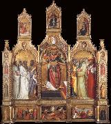 Giovanni dal ponte Polyptych of the Ascension of Saint John the Evangelist painting